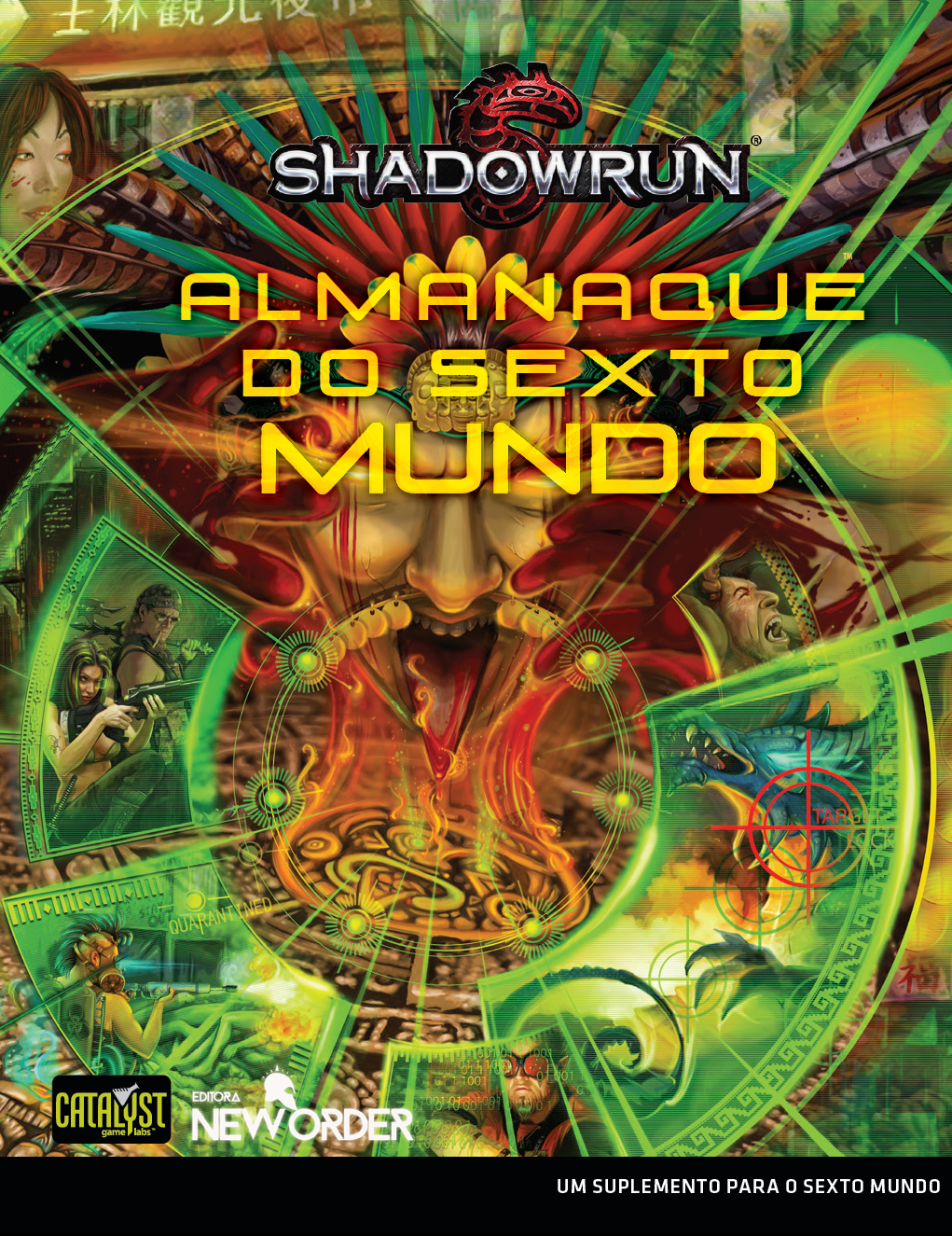 Mapa de Tecido - Shadowrun Sexto Mundo RPG